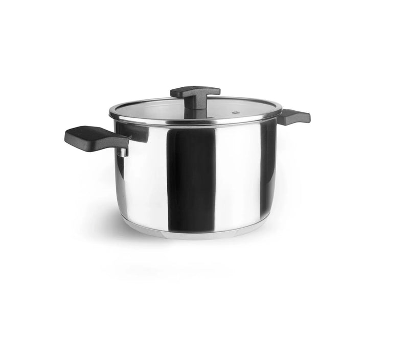 LACOR Olla con tapa Caliza 80116