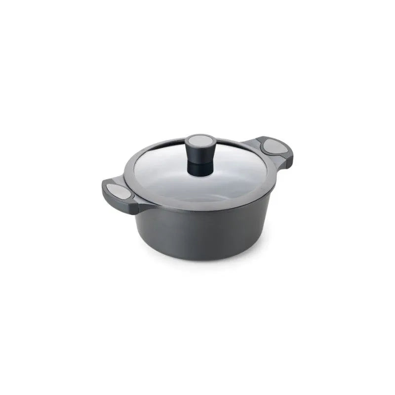 ALZA MATRIX cacerola con tapa aluminio fundido 24 cm.