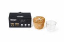 DeLonghi Verres à Café Espresso AS00009914 - Ensemble de 2 Verres à Double Paroi en Verre Borosilicaté 90ml