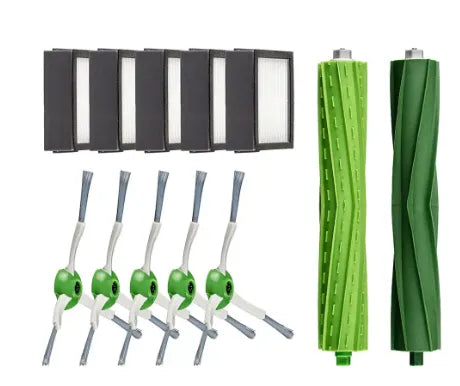 Kit Roomba E-I : 5 brosses, 5 filtres HEPA, brosse centrale