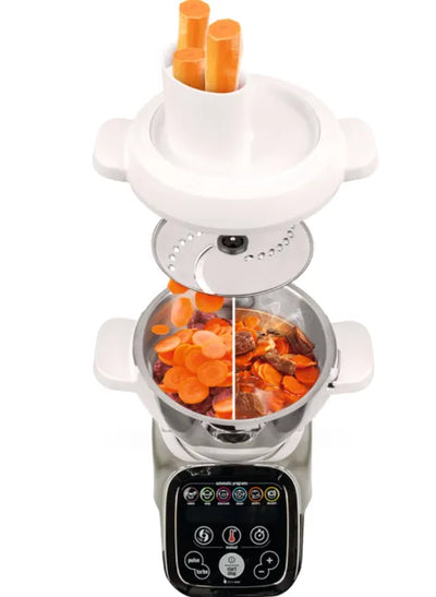 Robot cuiseur Moulinex Companion HF800 1550 W Blanc inclus Découpe Robot cuiseur Moulinex Companion HF800 1550 W Blanc inclus Découpe
