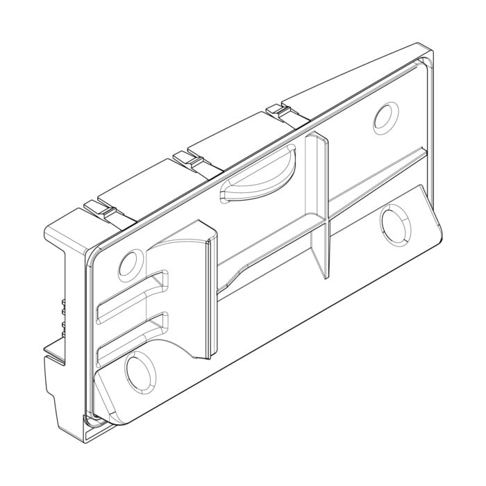 Couvercle de base Electrolux 1256268002