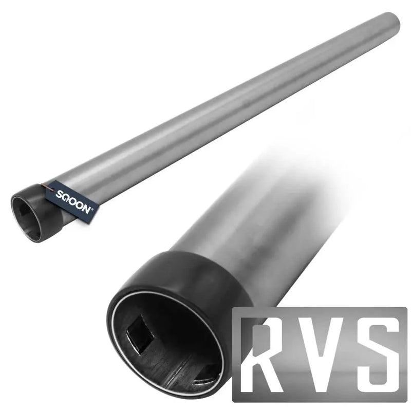 Tubo aspirador 38 mm de acero inoxidable con anillo Numatic 602920 compatible 602920 S0414