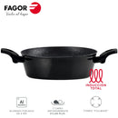 FAGOR Tartera VIVANT Negra Ø24 sin tapa