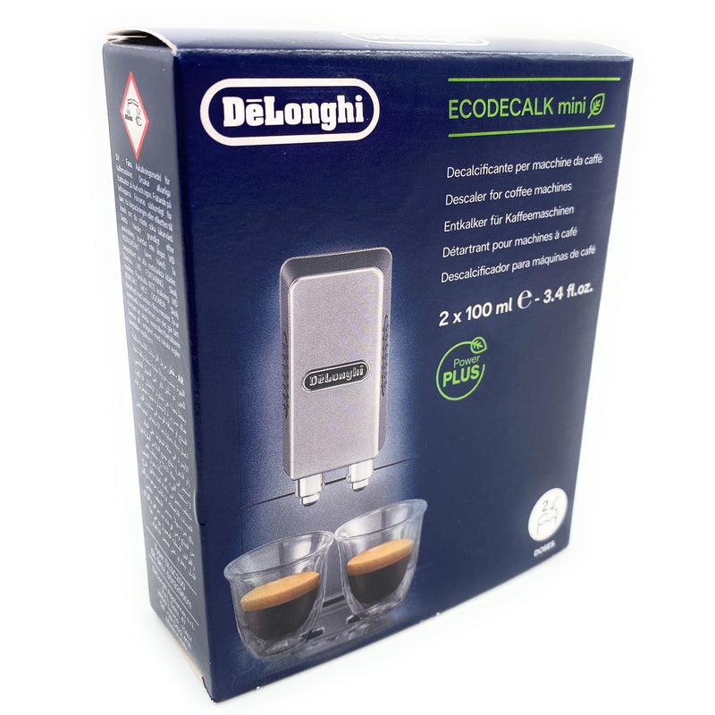 EcoDecalk Mini - 2 doses de 100 ml de détartrant pour machine à café  Délonghi