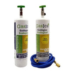 Pack gas refrigerante GASICA PRO D2 - R12 R134a + manguera carga 1/4"x1/4"