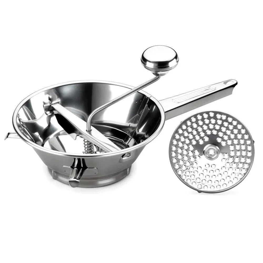 Passe-purée ALZA BASIC en acier inoxydable de 21 cm