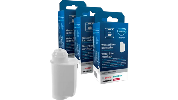Pack de 3 filtres à eau pour cafetière automatique Siemens, Neff 17000706