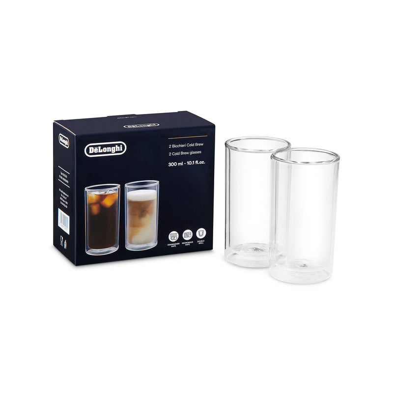 Lot de 2 verres double paroi pour cafetière Delonghi AS00004179