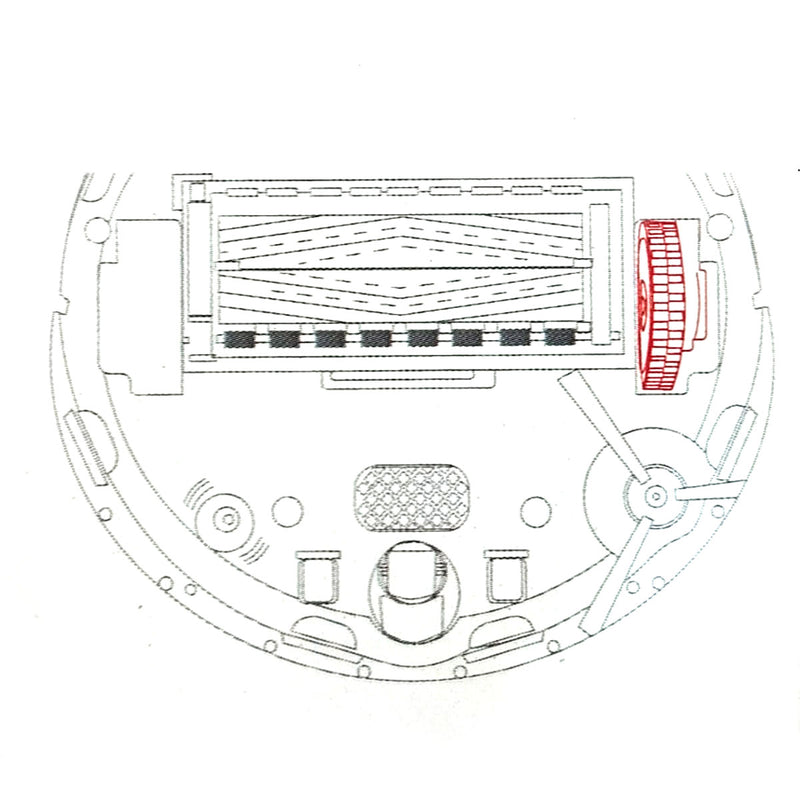 Recambio rueda derecha roomba