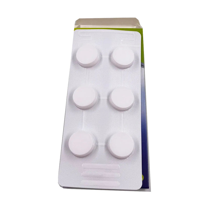 Pack de 6 pastillas quitagrasas para cafetera Saeco Philips CA6704/10