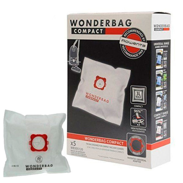 Bolsa de aspirador Wonderbag Compact x 5 - Rowenta WB305120