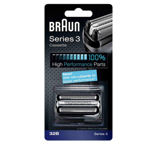 Cuchillas afeitadora Braun Combipack 32B Series 3 cassete 81483728